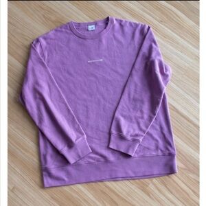 NN07 Lightweight Crewneck Sweatshirt Muted Rose Pink Size M